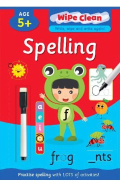 Wipe Clean Book Spelling  